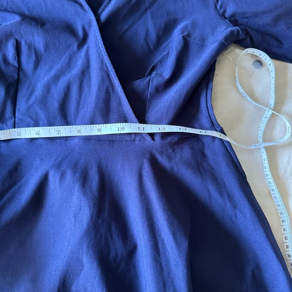 NWT ModCloth Long Sleeve Navy Dress - Picture 10 of 11